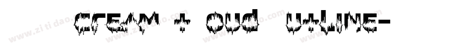 VTC ScreamItLoud Outline字体转换